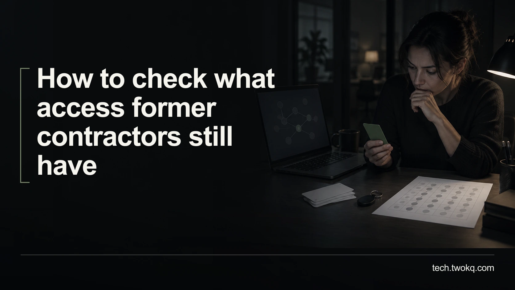 How to check what access former contractors still have