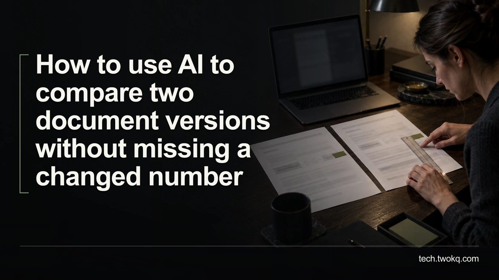 How to use AI to compare two document versions without missing a changed number