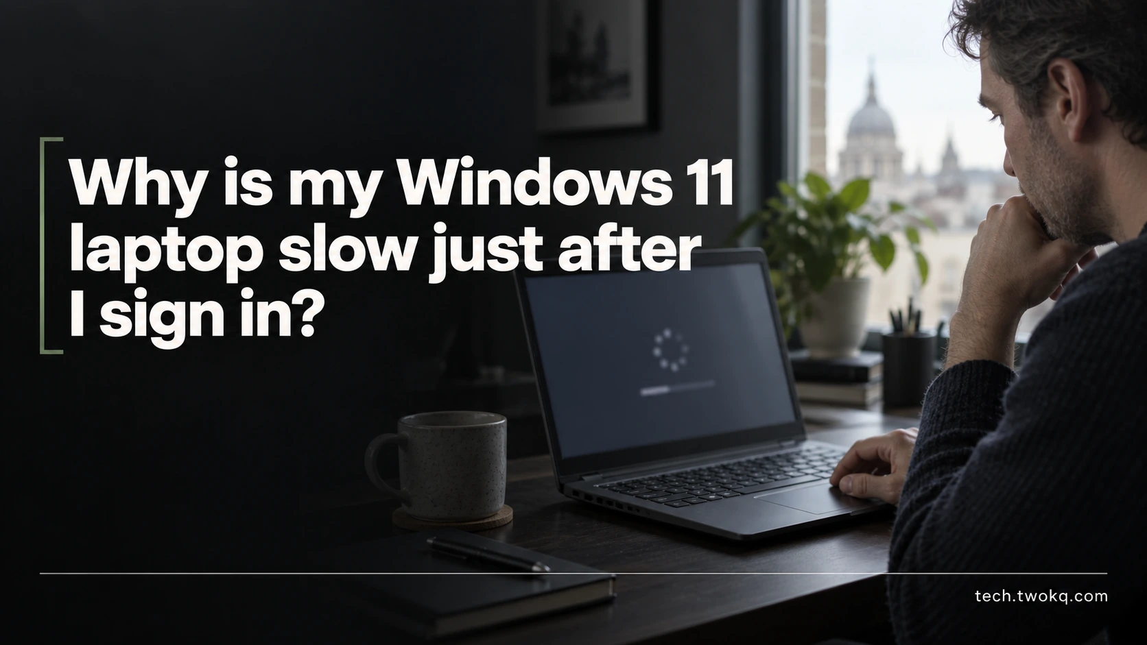 Why is my Windows 11 laptop slow just after I sign in?