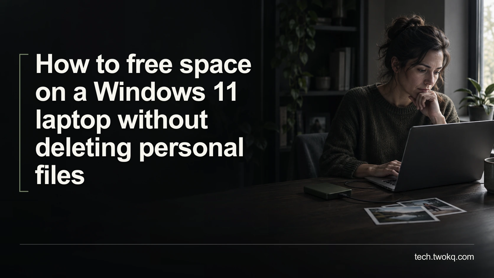 How to free space on a Windows 11 laptop without deleting personal files