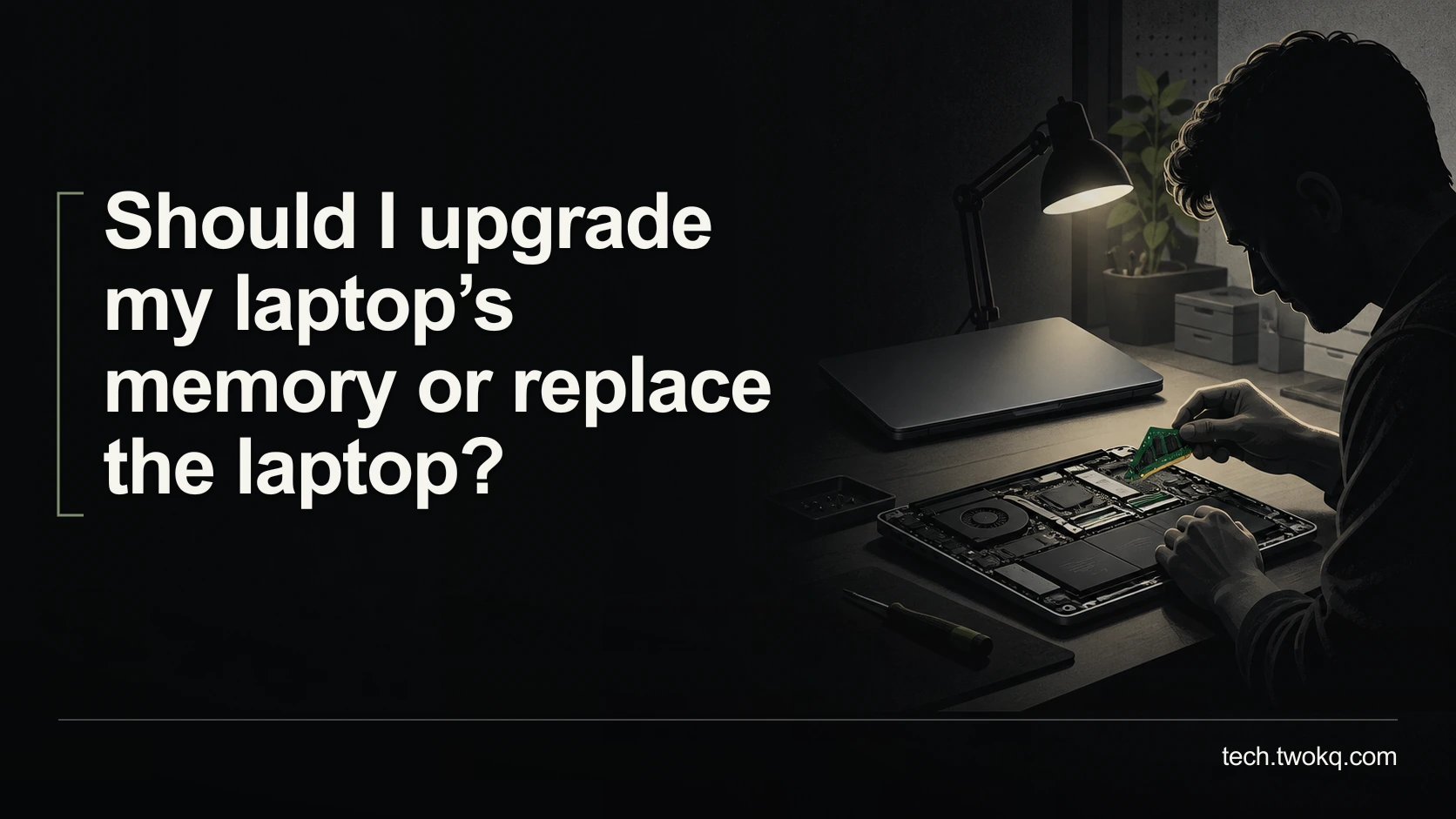 Should I upgrade my laptop’s memory or replace the laptop?