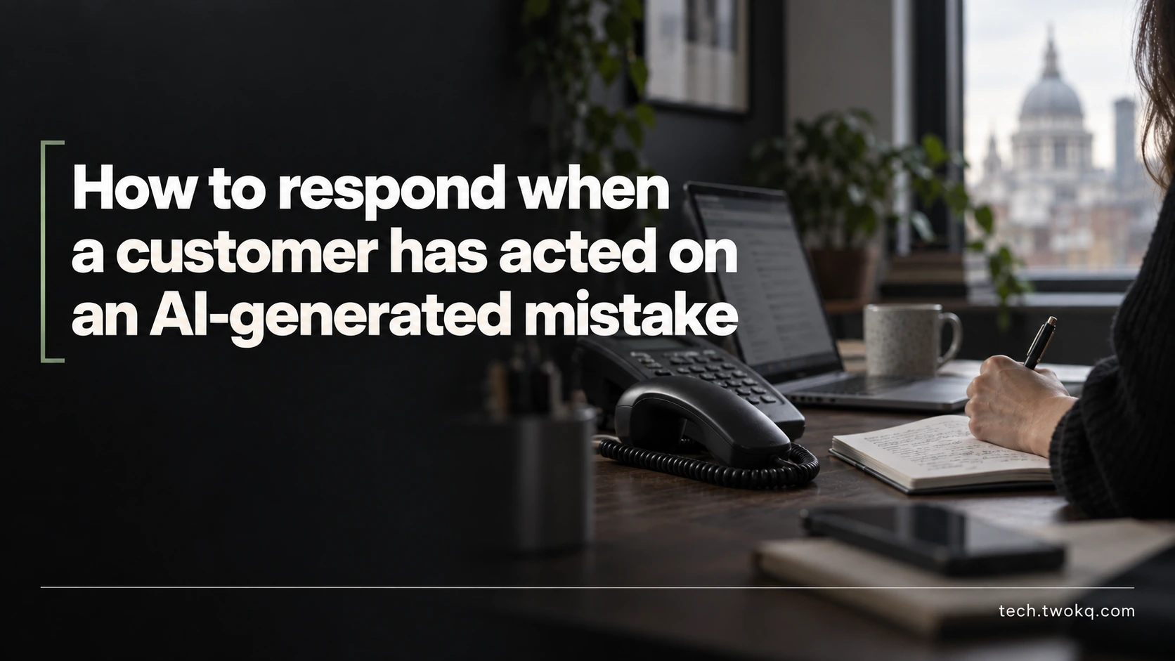 How to respond when a customer has acted on an AI-generated mistake