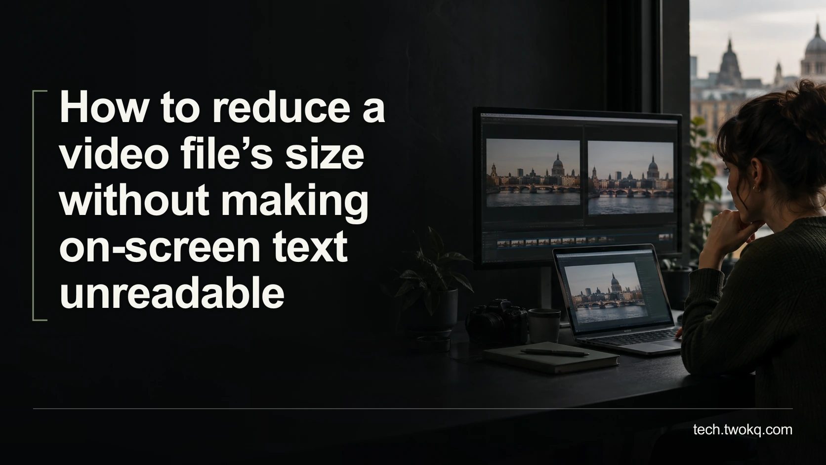 How to reduce a video file’s size without making on-screen text unreadable